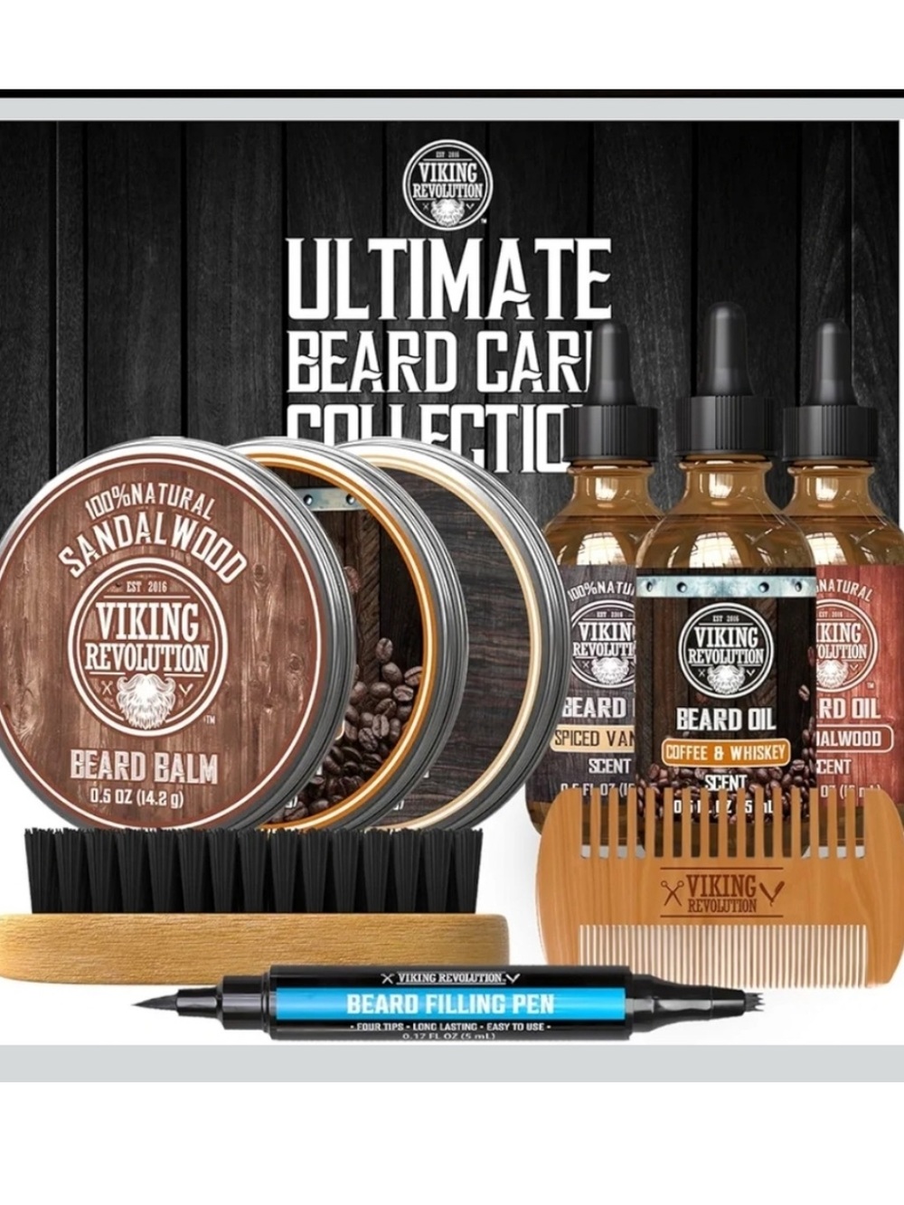 New Viking Revolution Ultimate Beard Care Collection Kit